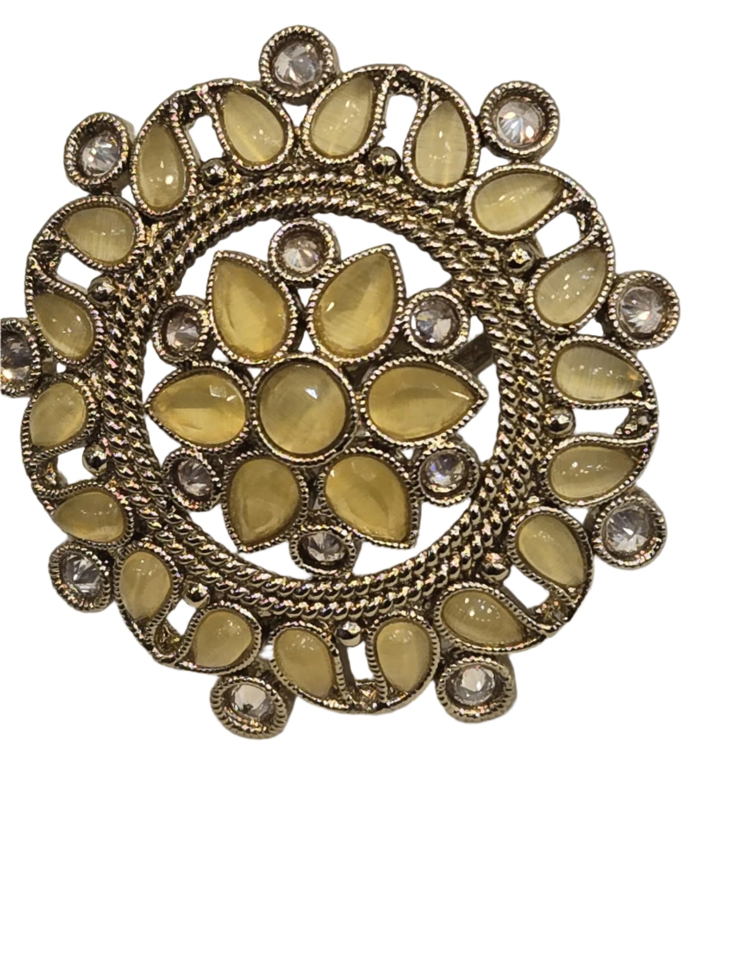Adjustable Kundan Ring