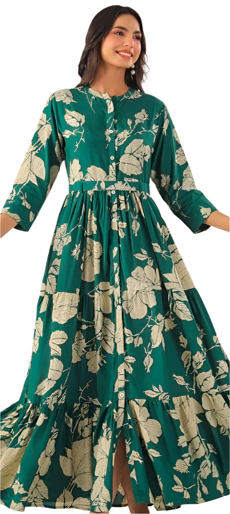 Long Dress Russian silk