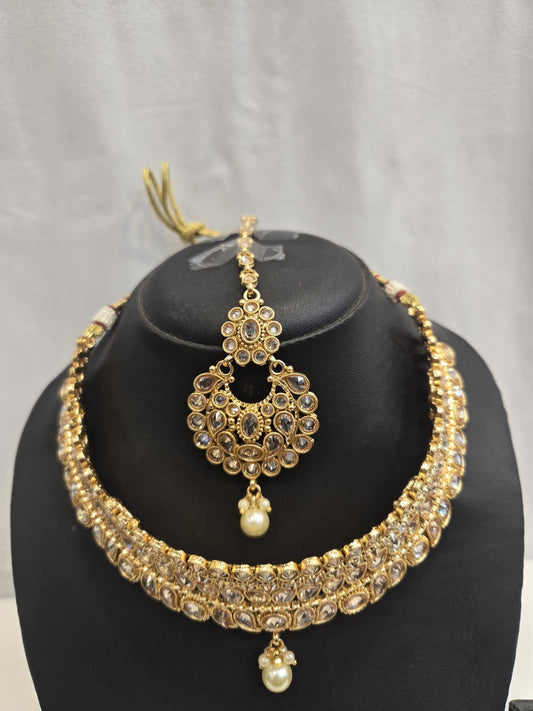 Antique Gold Choker Set