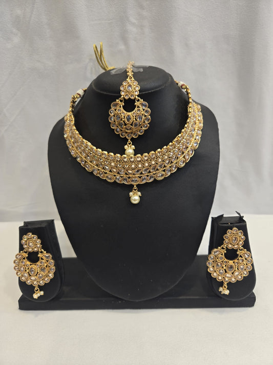 Antique Gold Choker Set
