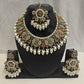 Gold & Multicolor Moti Stone Choker Set