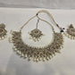 Gold & Multicolor Moti Stone Choker Set