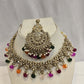 Vibrant Kundan Choker – Gold & Multi