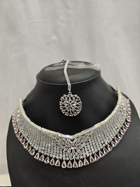 Sophisticated American Diamond Choker