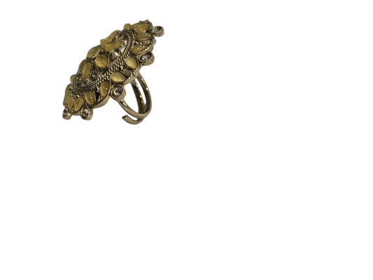 Adjustable Kundan Ring