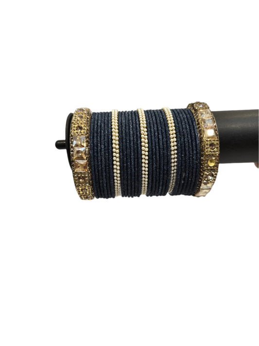 Graceful Bangles – Teal Blue