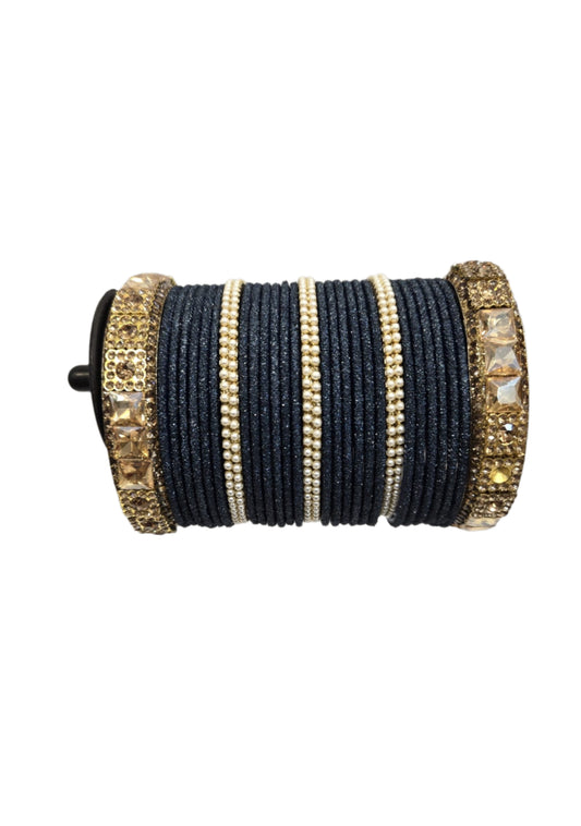 Graceful Bangles – Teal Blue