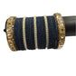 Graceful Bangles – Teal Blue