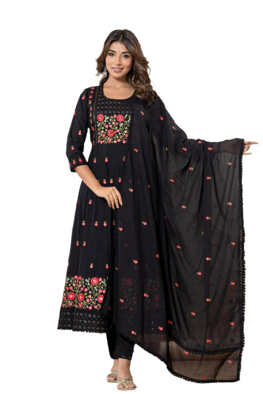 Anarkali Dress – Black
