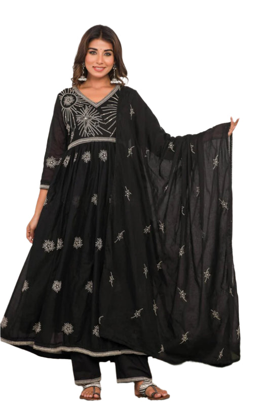 Mull Cotton Long Dress